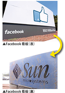 Facebook 看板（表・裏）