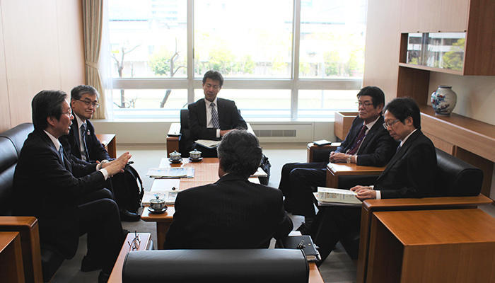 長岡技術科学大・東学長ご訪問